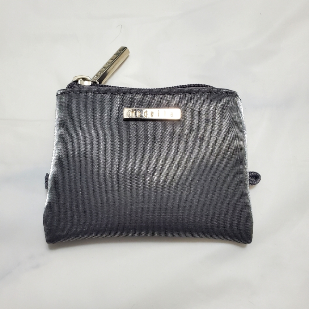 MODELLA Coin Wallet Bag Pouch Dark Grey